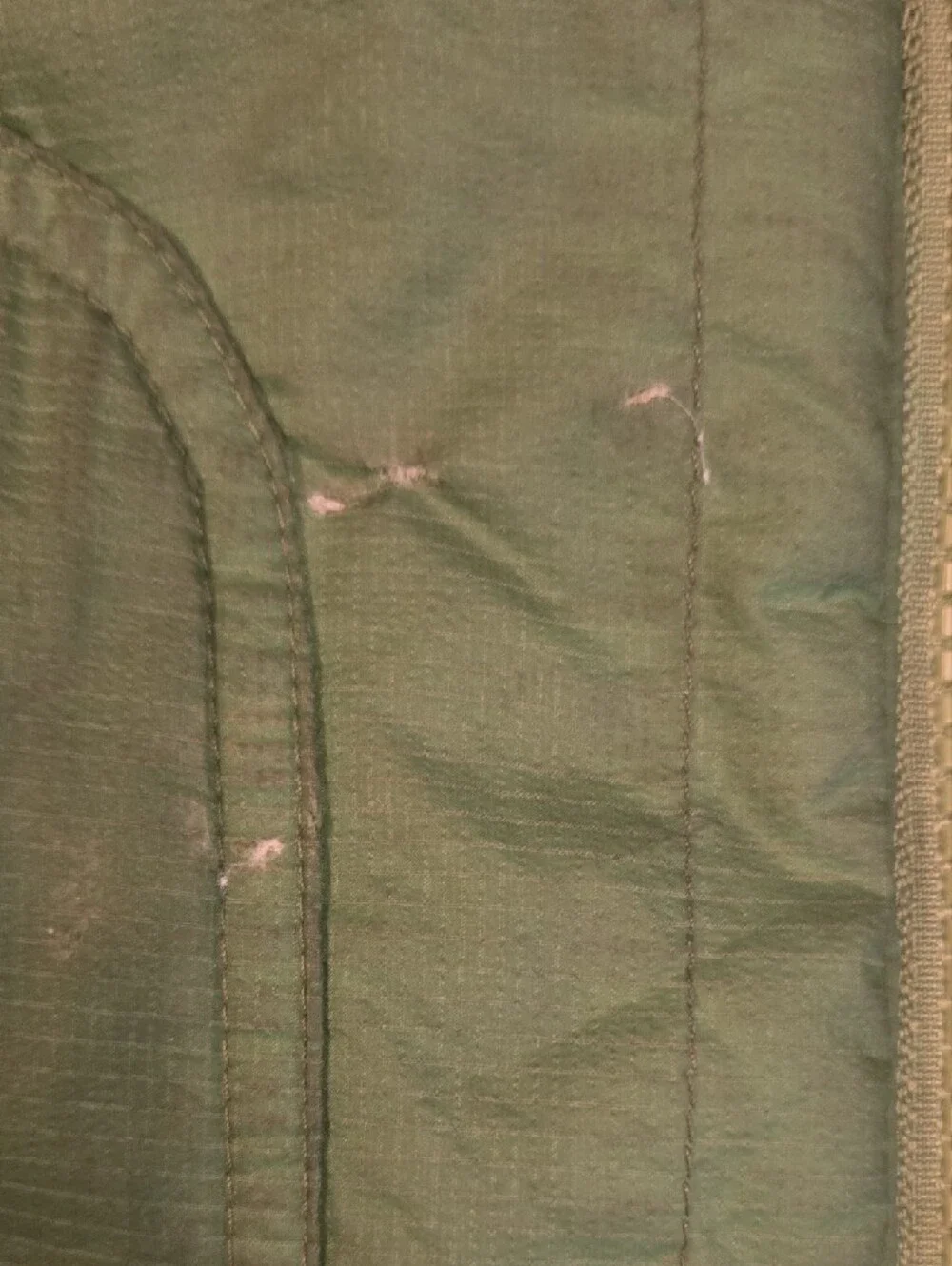 Filson Light Green Quilted Vest